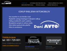 Tablet Screenshot of odkup-vozil.com